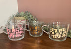Bride Cup | Taylor Swift Clear Mug | It’s me, hi, I’m the bride it’s me Cup | Funny Bridal cup/mug tea/coffee | Wedding Gift | Retro Bride
