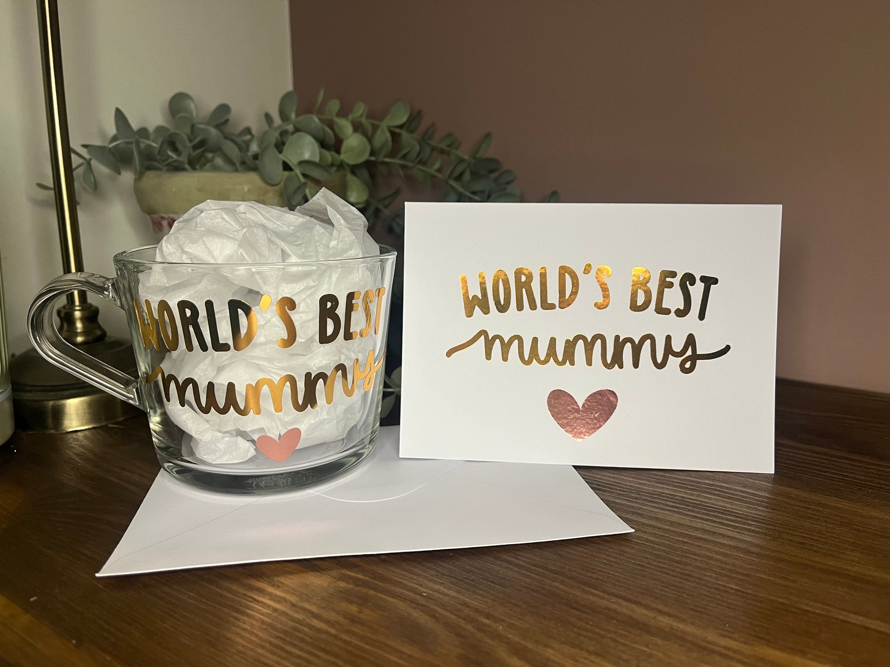 World’s Best Mummy / Mum Clear Mug | Mother’s Day Coffee/Tea Cup | Mummy gift | Birthday gift Mummy / Mum