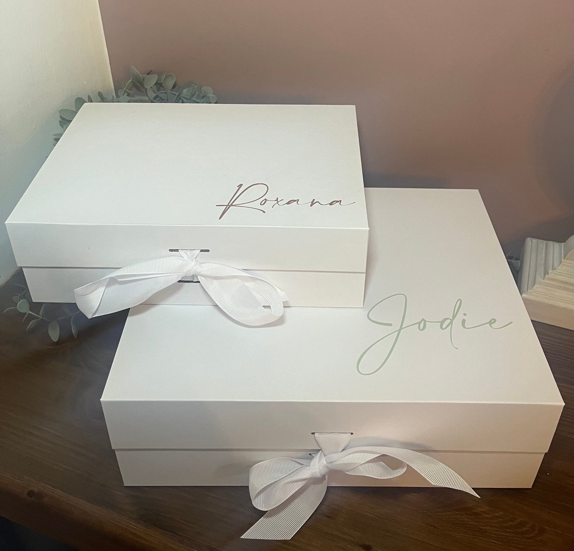 Bridesmaid Personalised Proposal Box | Luxury Bridal Thank You Gift Box | Personalised Magnetic Box Ribbon | MOH, Usher & Best Man Gift