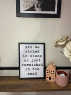 The Stone Roses Lyric Print: Tightrope Song, Manchester Band (A5)