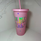 In My Labubu Era Cup | Kawaii Reusable Cold Cup with Straw | Labubu Inspired Drinkware - The Crafty Bee