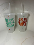 Life of a Showgirl Swiftie Cold Cup: Personalised Tumbler with Straw - The Crafty Bee