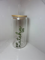 Matcha Era Reusable Cups | Glass Mug, Iced Cup & Can - The Crafty Bee