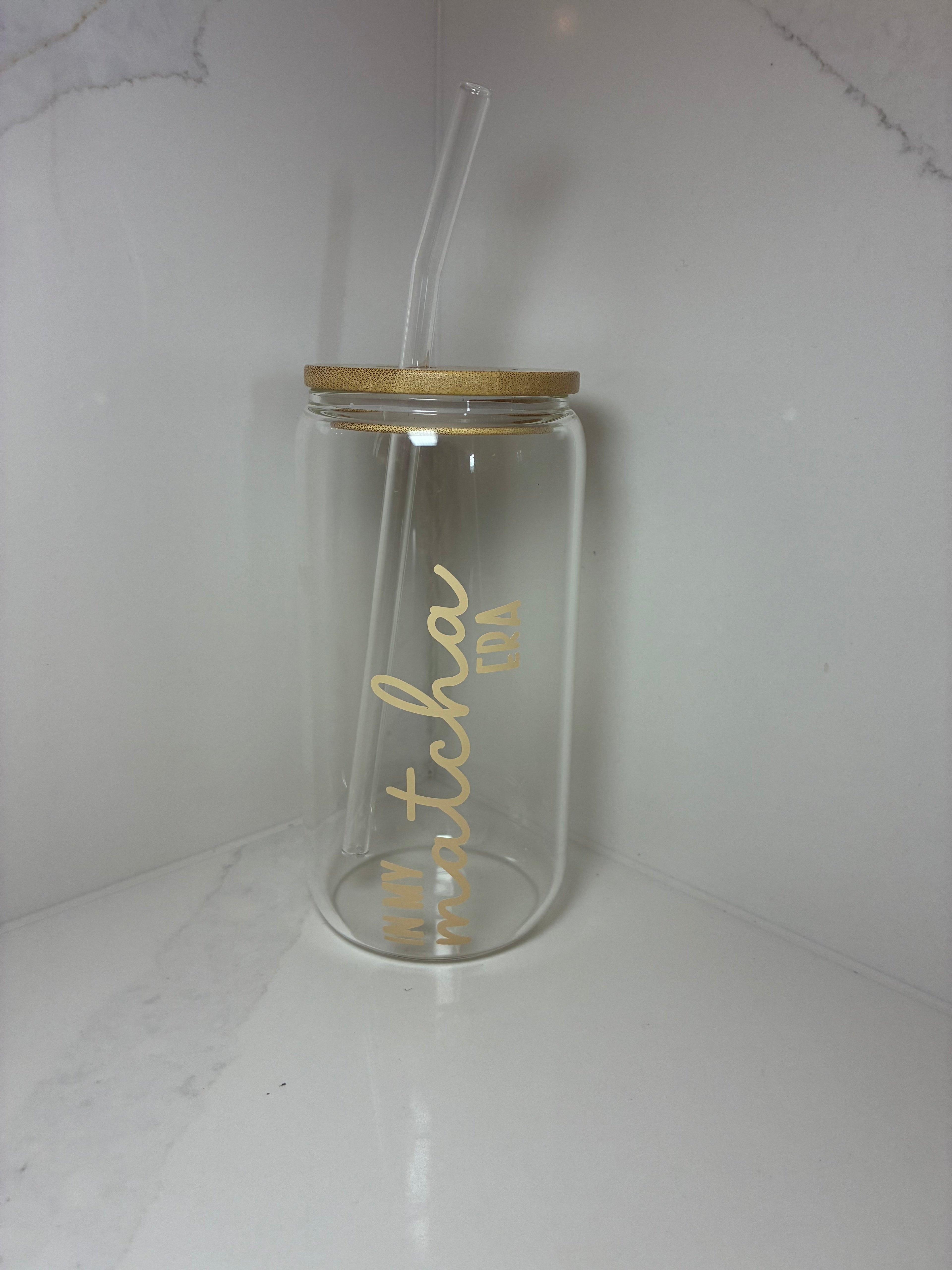 Matcha Era Reusable Cups | Glass Mug, Iced Cup & Can - The Crafty Bee