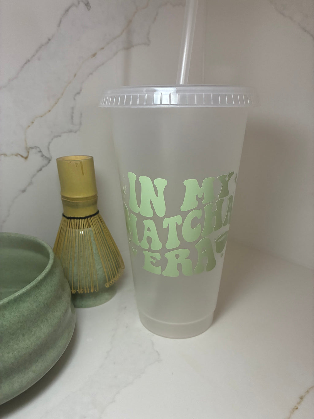 Matcha Era Reusable Cups | Glass Mug, Iced Cup & Can - The Crafty Bee
