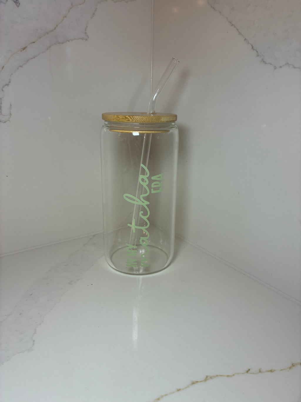 Matcha Era Reusable Cups | Glass Mug, Iced Cup & Can - The Crafty Bee