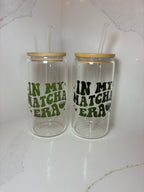 Matcha Era Reusable Cups | Glass Mug, Iced Cup & Can - The Crafty Bee