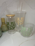 Matcha Era Reusable Cups | Glass Mug, Iced Cup & Can - The Crafty Bee