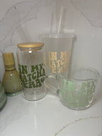 Matcha Era Reusable Cups | Glass Mug, Iced Cup & Can - The Crafty Bee