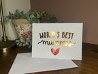 Mother’s Day Coffee/Tea Cup | World’s Best Mummy / Mum Clear Mug | Mummy gift | Birthday gift Mummy / Mum - The Crafty Bee