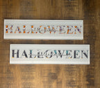 Personalised Family Halloween Sign | Spooky Halloween Gift | Halloween Family Name Decor | Personalised plaque | Halloween Wall Art Boo Crew - The Crafty Bee
