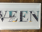 Personalised Family Halloween Sign | Spooky Halloween Gift | Halloween Family Name Decor | Personalised plaque | Halloween Wall Art Boo Crew - The Crafty Bee