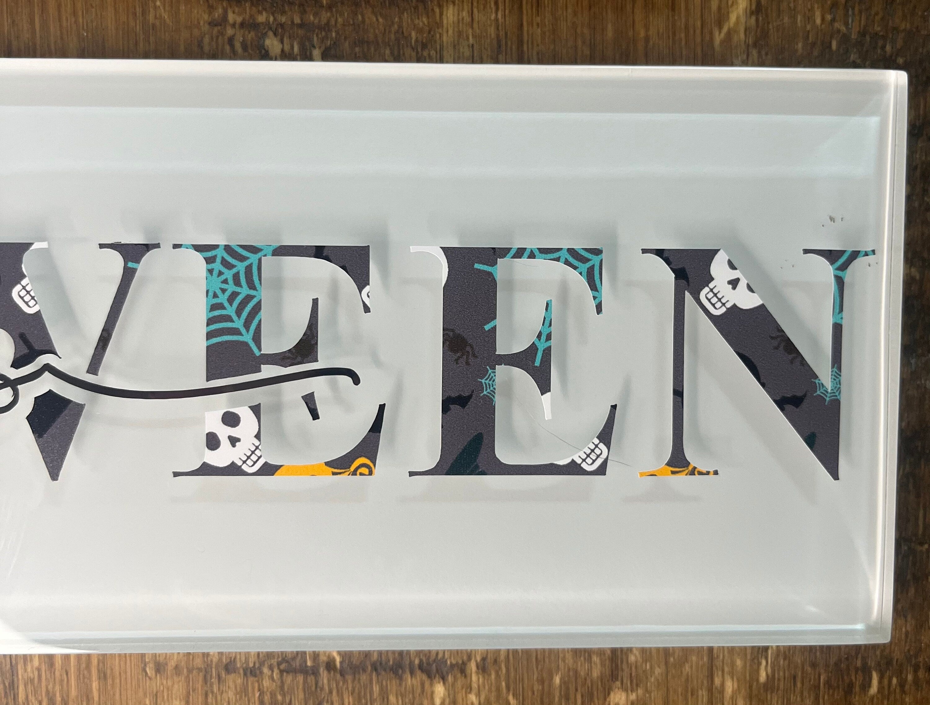 Personalised Family Halloween Sign | Spooky Halloween Gift | Halloween Family Name Decor | Personalised plaque | Halloween Wall Art Boo Crew - The Crafty Bee