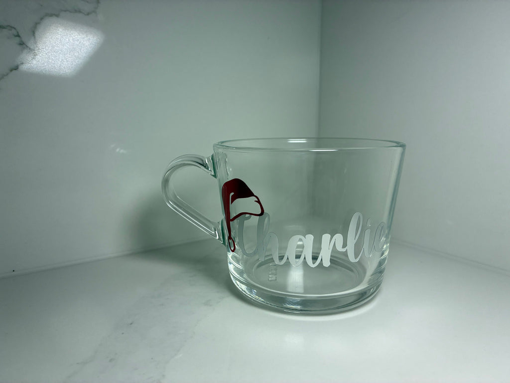Personalised Kids Christmas Mug - Children’s Christmas Hot Chocolate Cup - The Crafty Bee