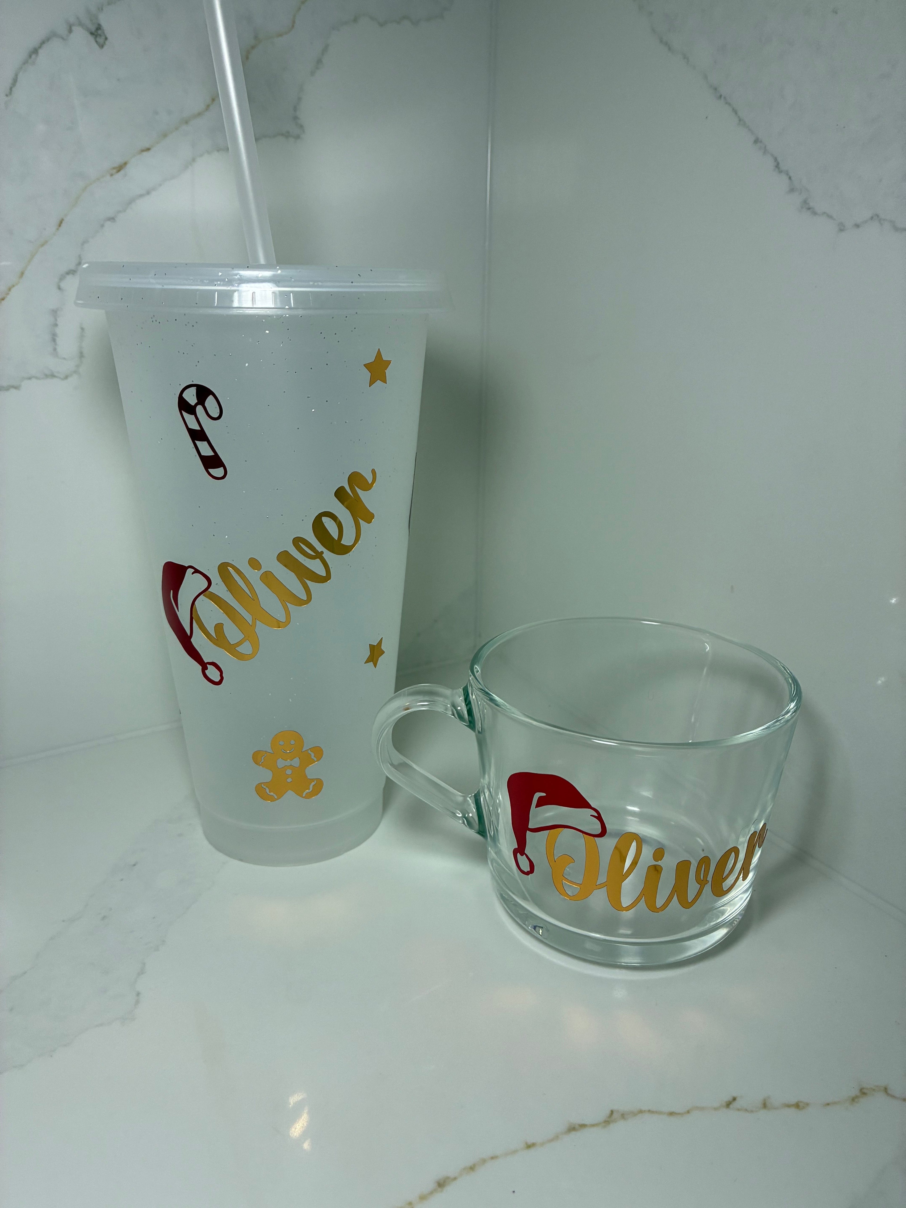 Personalised Kids Christmas Mug - Children’s Christmas Hot Chocolate Cup - The Crafty Bee