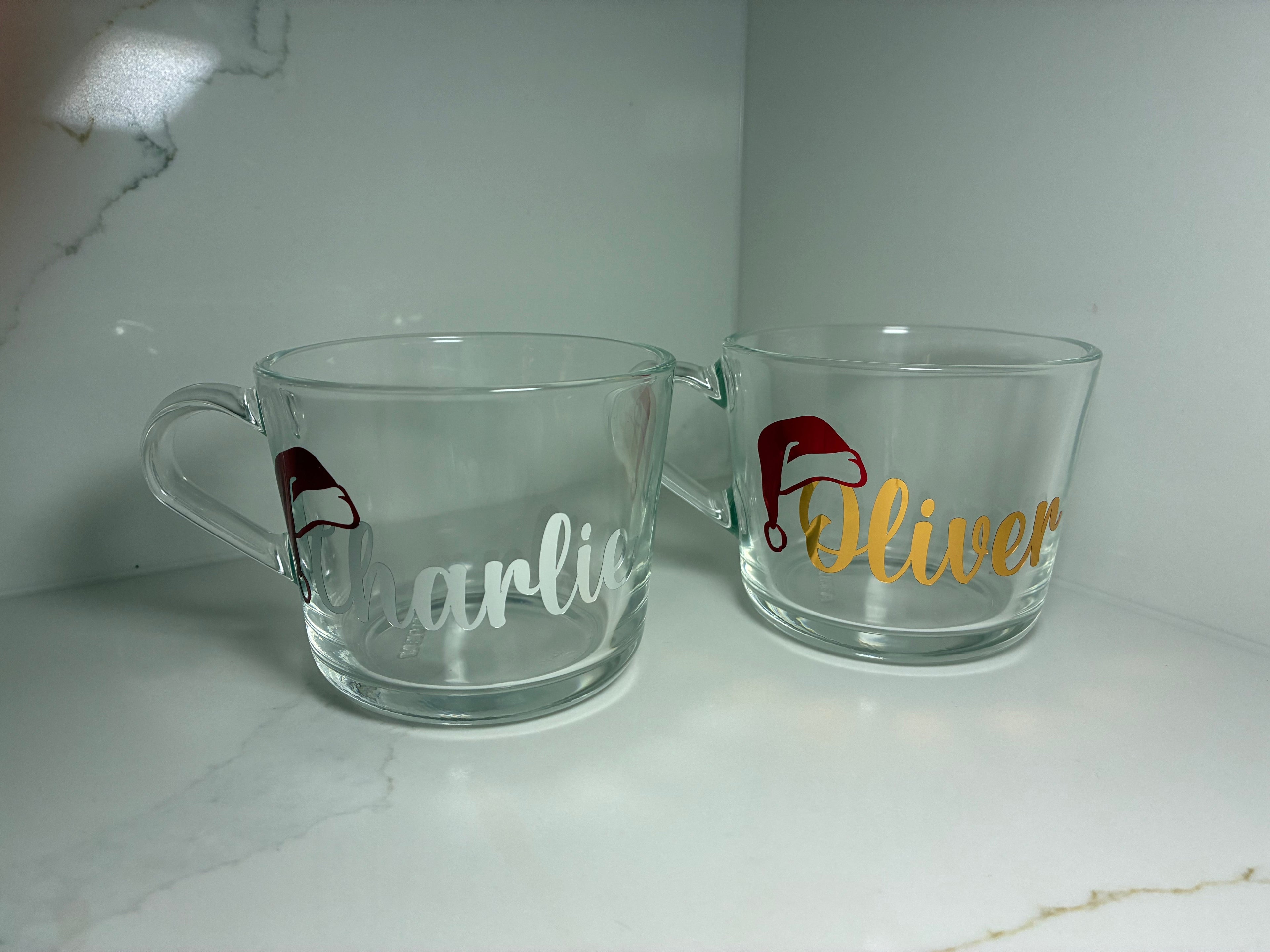 Personalised Kids Christmas Mug - Children’s Christmas Hot Chocolate Cup - The Crafty Bee
