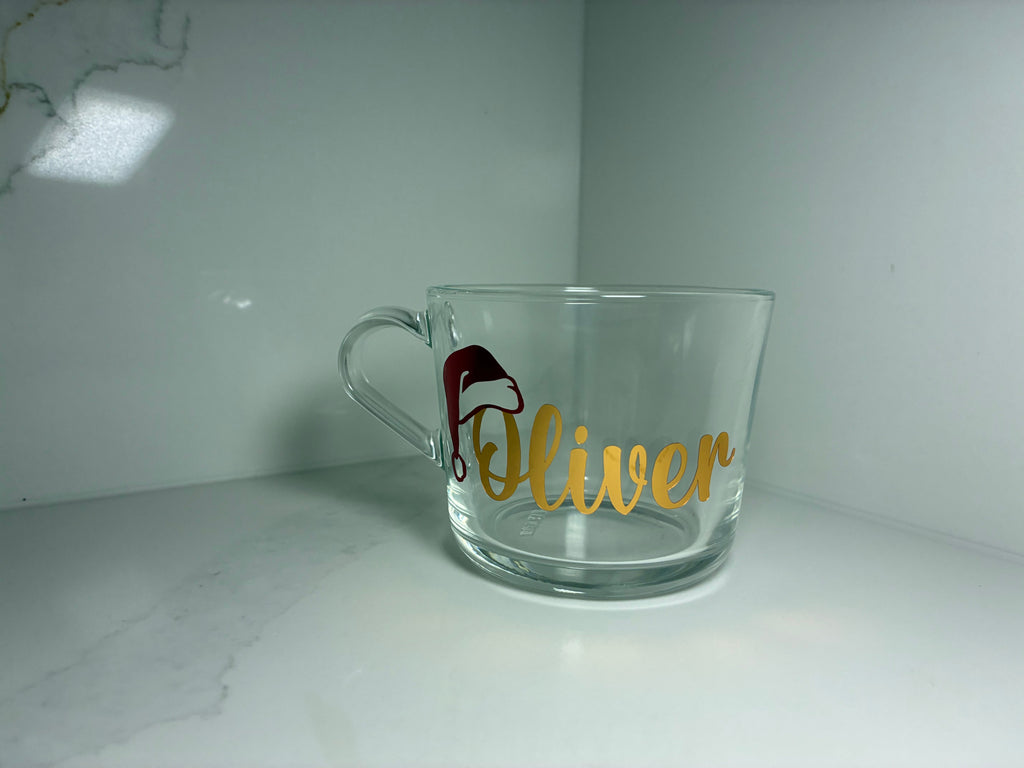 Personalised Kids Christmas Mug - Children’s Christmas Hot Chocolate Cup - The Crafty Bee