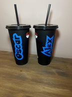 Personalised Pokémon Cold Cup | Kids Tumbler with Straw & Card - The Crafty Bee