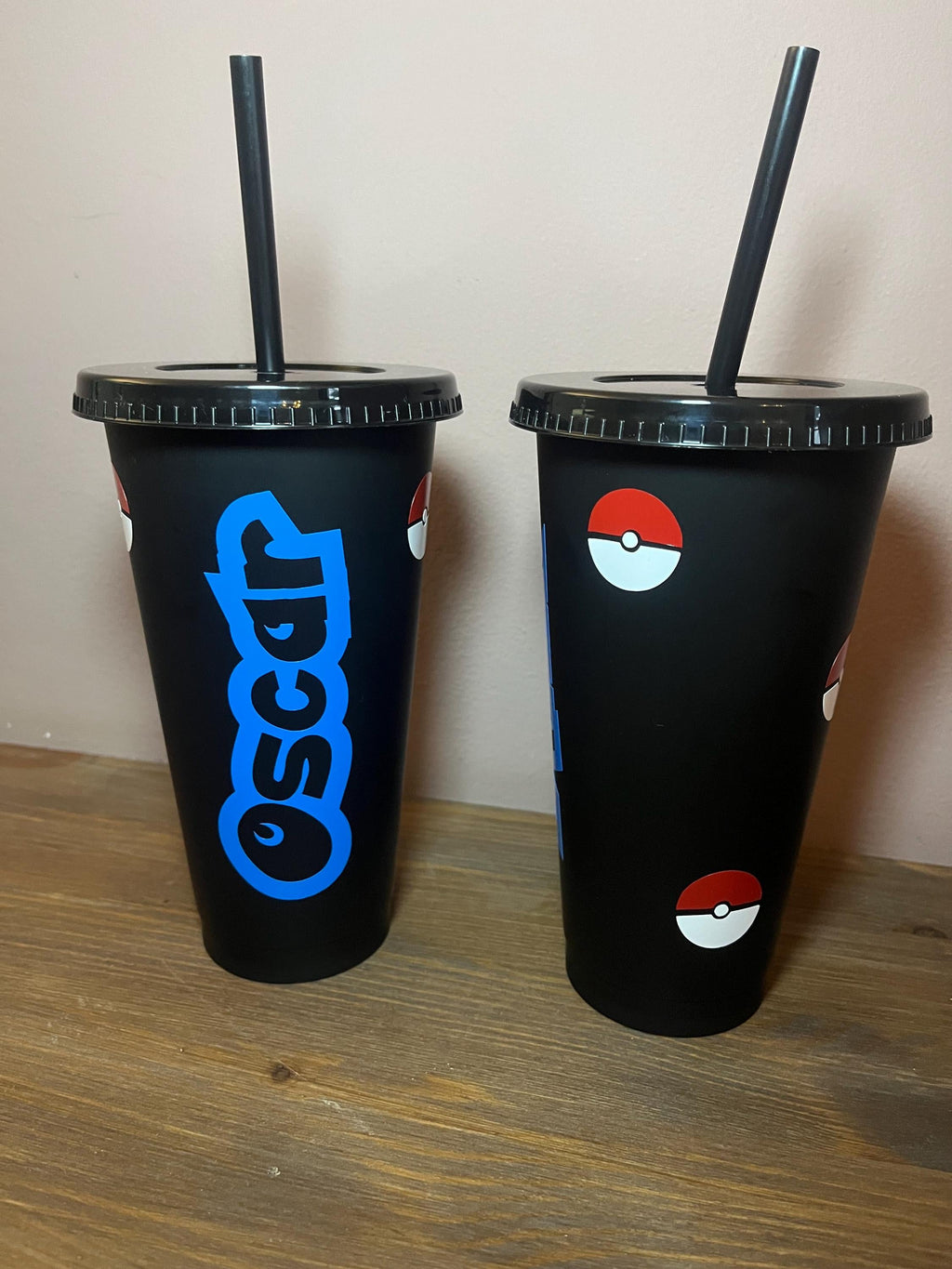 Personalised Pokémon Cold Cup | Kids Tumbler with Straw & Card - The Crafty Bee