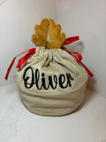 Personalised Reindeer Treat Bag & Reindeer food pouch - The Crafty Bee
