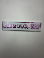 Personalised Retro Glass Statement Sign & Wall Art - The Crafty Bee