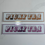 Personalised Retro Glass Statement Sign & Wall Art - The Crafty Bee