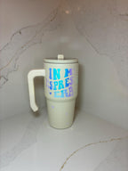 Personalised Sabrina Carpenter Thermal Mug: 20oz Insulated Tumbler with Straw - The Crafty Bee