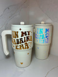 Personalised Sabrina Carpenter Thermal Mug: 20oz Insulated Tumbler with Straw - The Crafty Bee