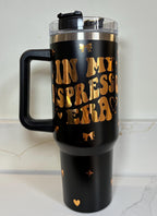 Personalised Sabrina Carpenter Thermal Mug: 20oz Insulated Tumbler with Straw - The Crafty Bee