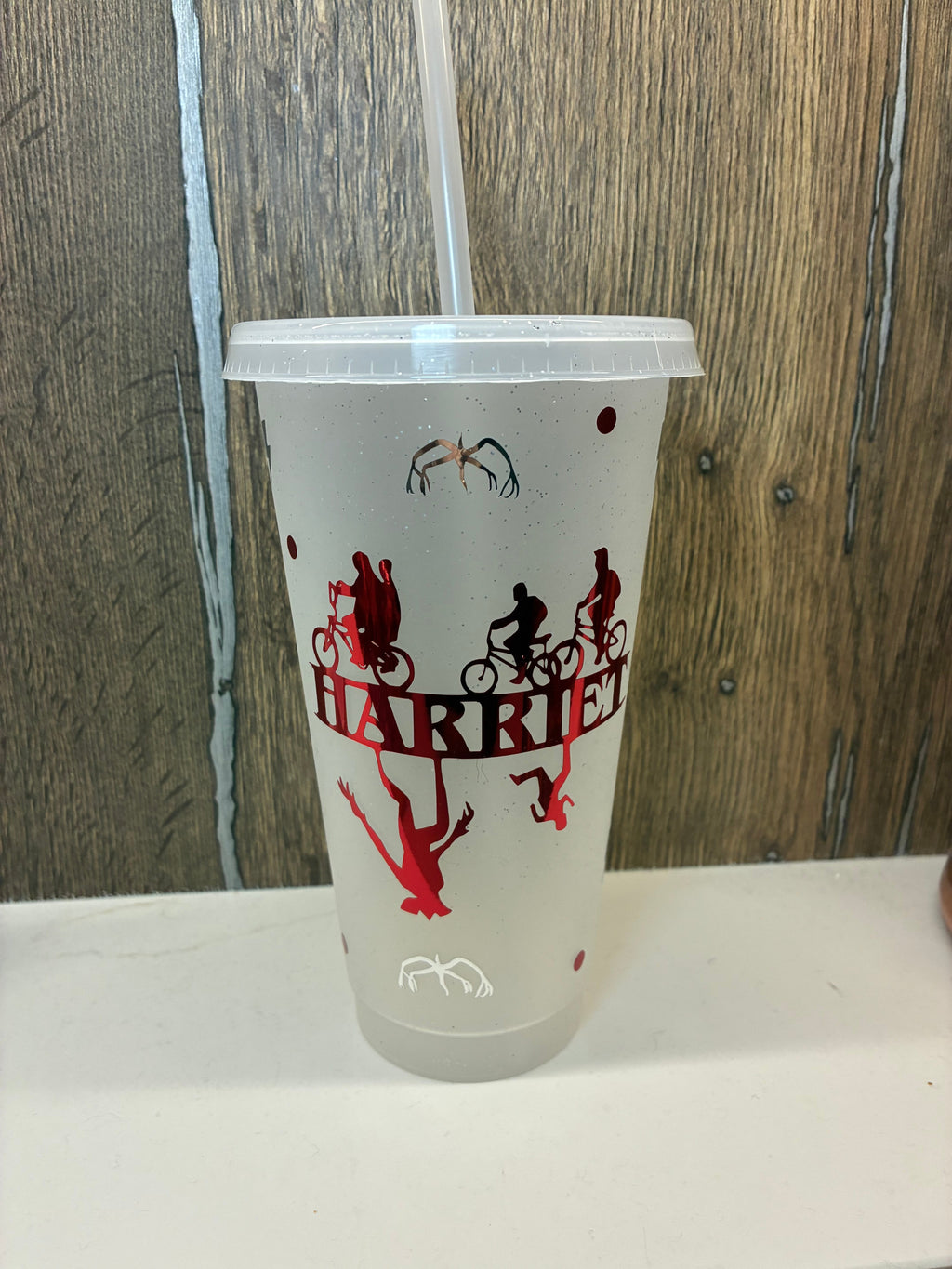 Personalised Stranger Things Starbucks Tumbler: Stranger Things Name Cup - The Crafty Bee