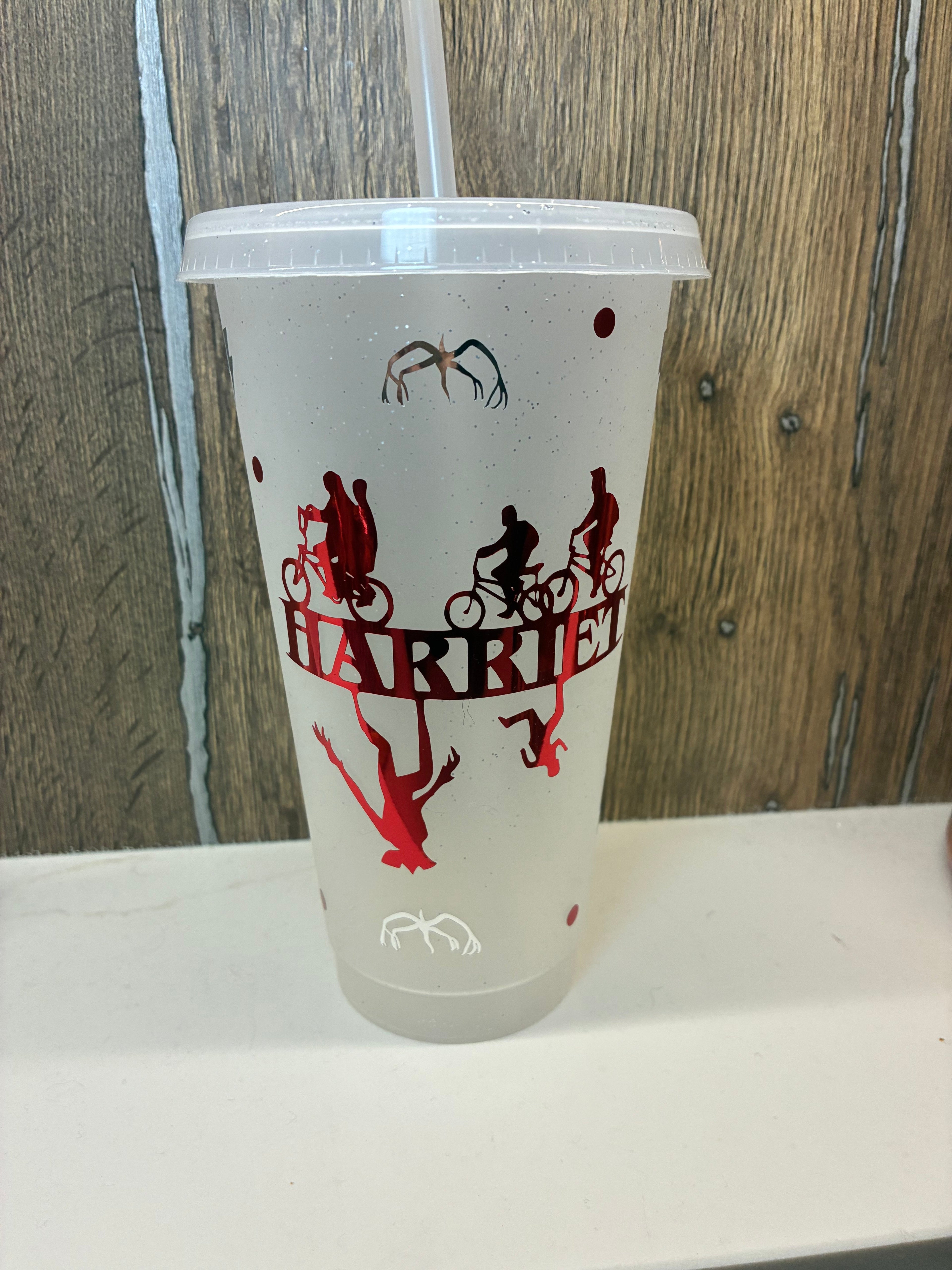 Personalised Stranger Things Starbucks Tumbler: Stranger Things Name Cup - The Crafty Bee