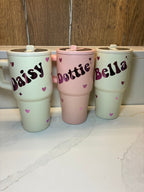Personalised Tumbler for Kids: Leak-Proof Back to School Water Bottle - The Crafty Bee