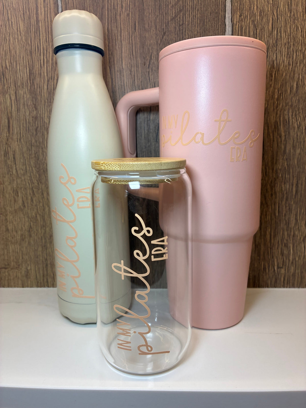 Pilates Era Reusable Cups | Glass Mug, Iced Cup & Can - The Crafty Bee