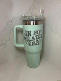 Pilates Era Tumbler: Cute Gym 40oz Insulated Water Bottle - The Crafty Bee