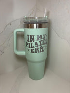 Pilates Era Tumbler: Cute Gym 40oz Insulated Water Bottle - The Crafty Bee