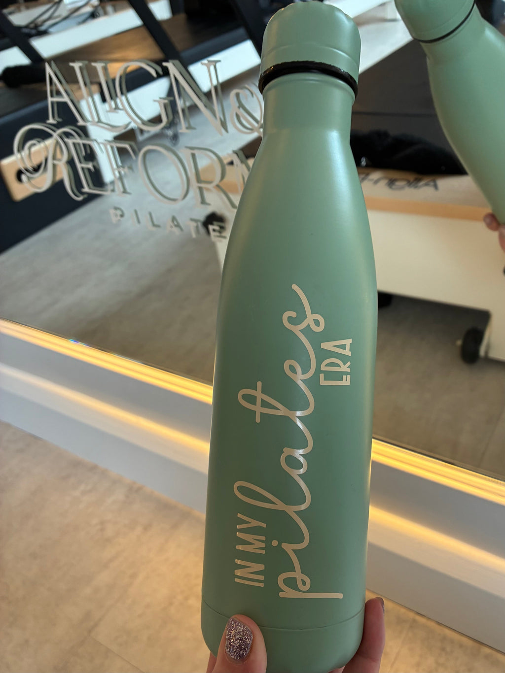 Pilates Era Water Bottle | Personalised 500ml Gym Bottle - The Crafty Bee