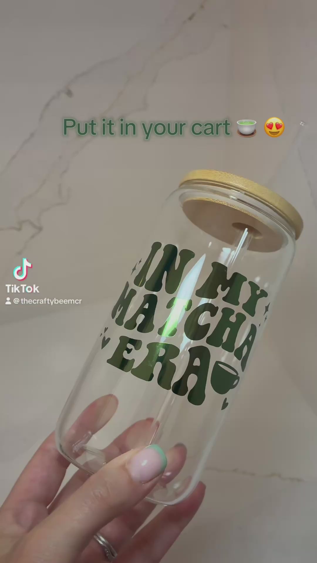 Matcha Era Reusable Cups | Glass Mug, Iced Cup & Can