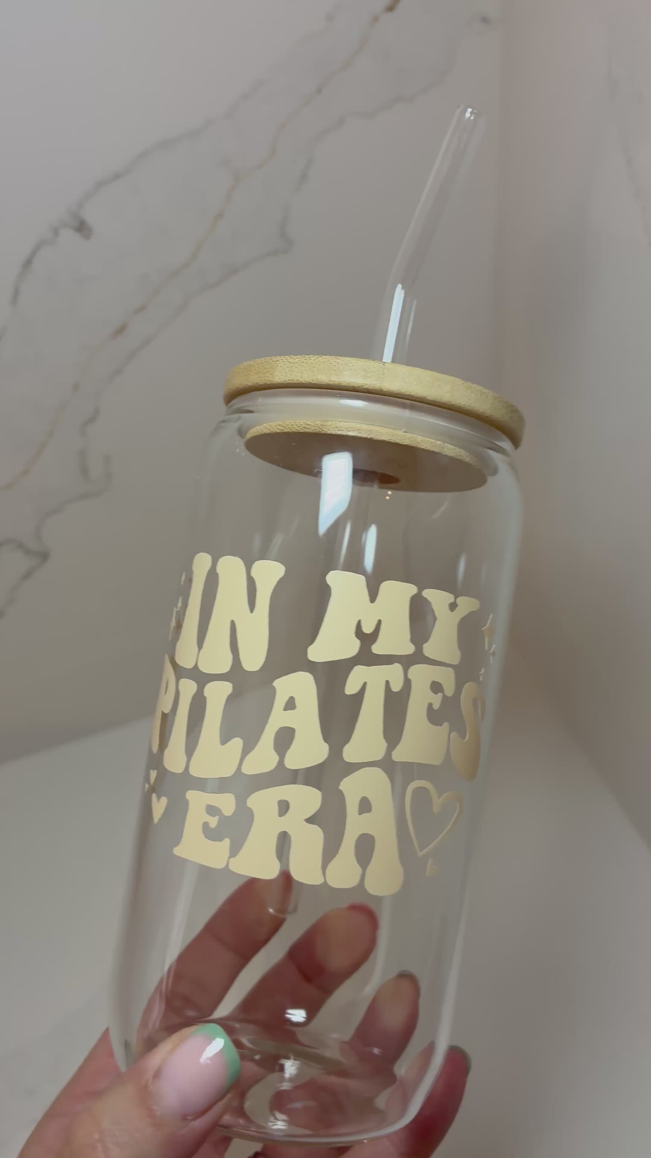Pilates Era Reusable Cups | Glass Mug, Iced Cup & Can