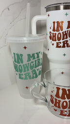 Life of a Showgirl Swiftie Cold Cup: Personalised Tumbler with Straw