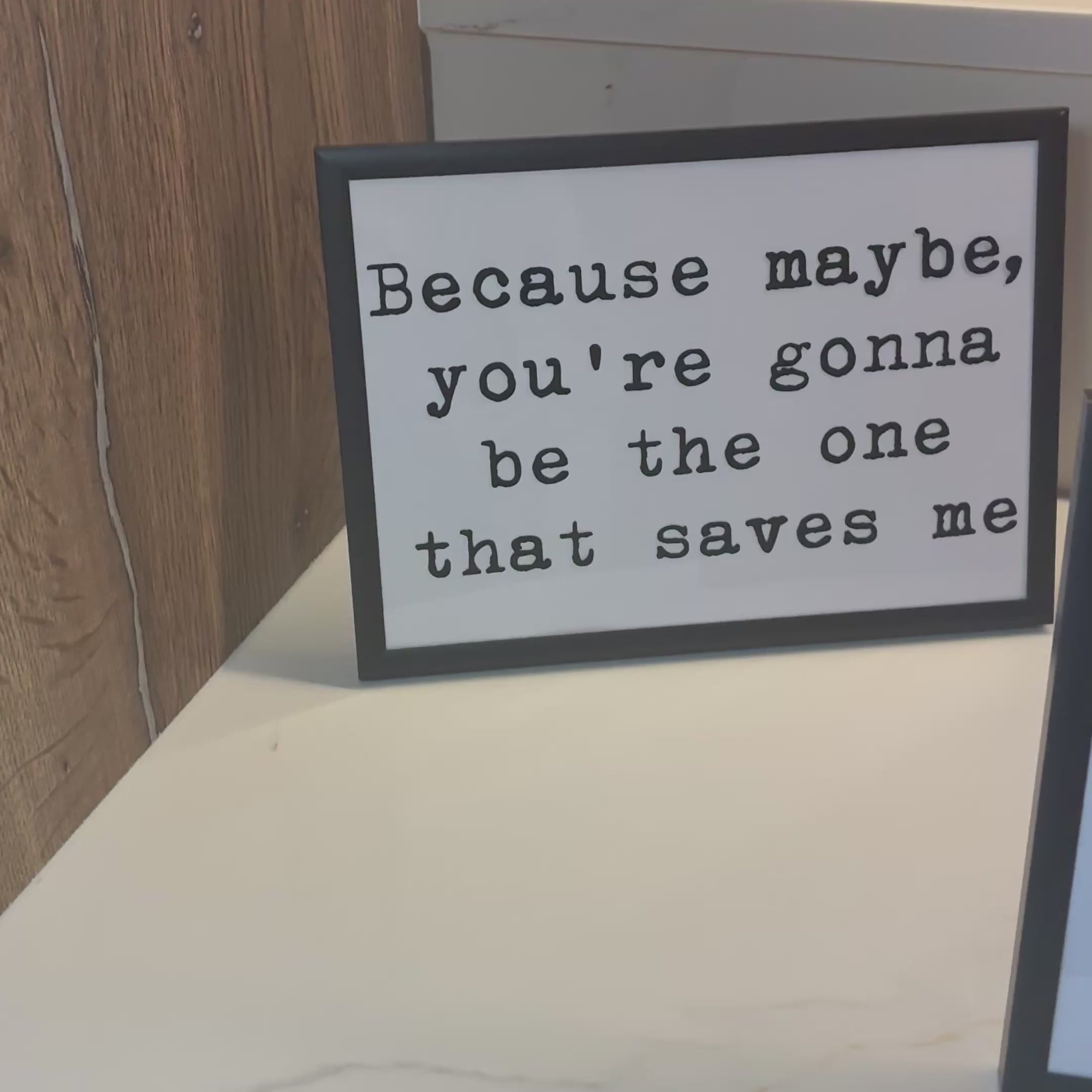 Oasis Fan Gift – A5 Lyric Quote Print with Frame – Oasis 2025 Vinyl Wall Art – Customisable with Gig Location & Date