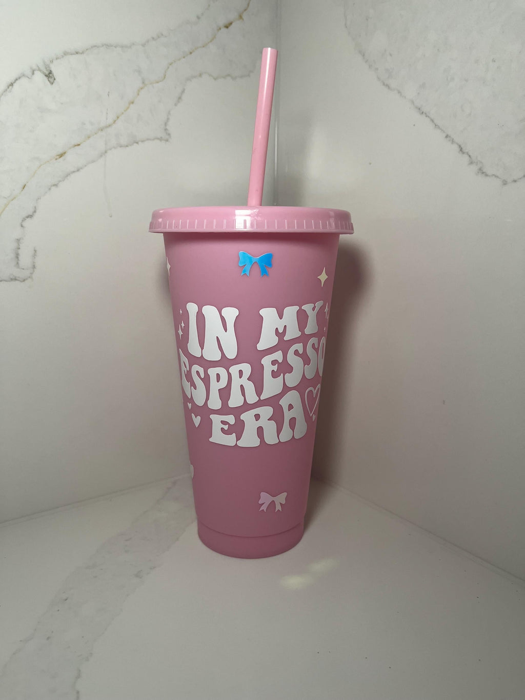 Sabrina Carpenter Cold Cup | Short N Sweet Era Starbucks Tumbler | Personalised Name Sabrina Cup with Straw | Espresso Merch | Birthday Gift - The Crafty Bee