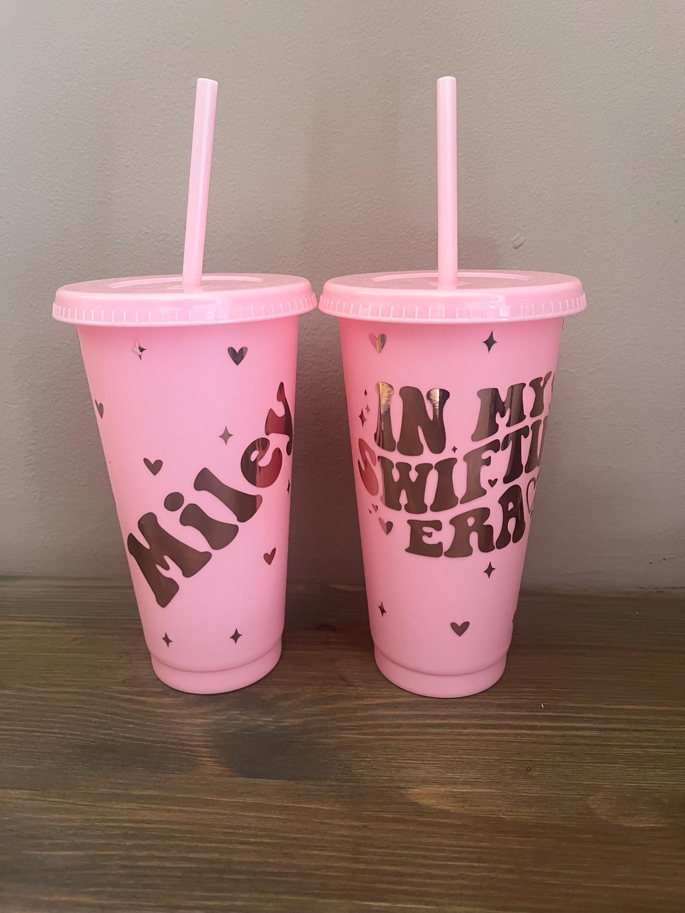Swiftie Era Cold Cup | Taylor Swift Starbucks Tumbler | Personalised Name Swift Cup with Straw | Swiftie Merch |Taylor Tumbler Birthday Gift - The Crafty Bee