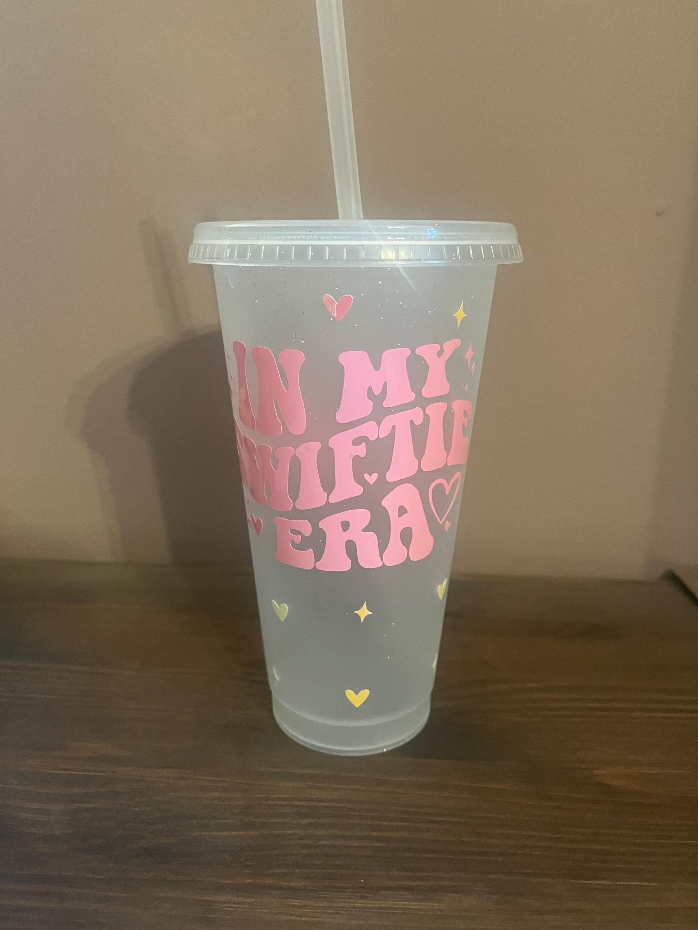 Swiftie Era Cold Cup | Taylor Swift Starbucks Tumbler | Personalised Name Swift Cup with Straw | Swiftie Merch |Taylor Tumbler Birthday Gift - The Crafty Bee