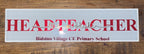 Teacher Gift | Personalised Teacher Tile/Sign/Plaque I Personalised Teacher Retirement Gift I End Of Year Teacher & Headteacher Present - The Crafty Bee