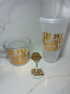 Teacher Gift Set Coffee/Tea Cup | Teacher Era Tumbler Gift set | Teacher Mug, keyring & card gift - The Crafty Bee