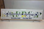 Wedding Gift/Sign for Home: Personalised Wedding Plaque - The Crafty Bee